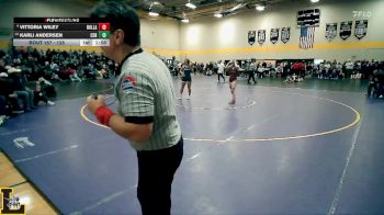 125 lbs Quarterfinal - Karli Andersen, Centralia vs Vittoria Wiley, Rolla