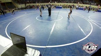 64 lbs Quarterfinal - Gavino Perez, Marlow Outlaws vs Mason Coleman, Highlander Youth Wrestling