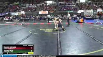 Champ. Round 1 - Tynan Krause, Flathead (Kalispell) vs AJ Lafurge, Great Falls Cmr