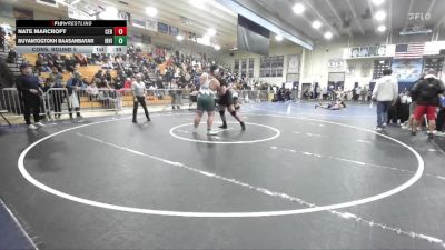 285 lbs Cons. Round 5 - Buyantogtokh Baasanbayar, Irvine vs Nate Marcroft, Cerritos