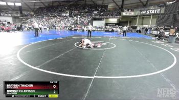 2A 120 lbs Cons. Round 3 - Brayden Thacker, White River vs Dominic Ellertson, Anacortes