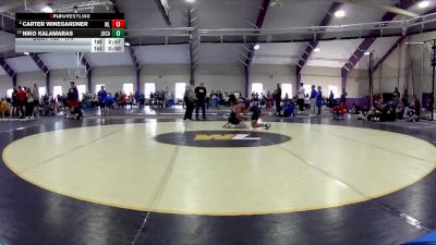 174 lbs Champ. Round 2 - Niko Kalamaras, John Carroll vs Carter Winegardner, West Liberty