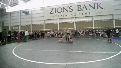 54 lbs Champ. Round 2 - Kai Leavitt, Champions Wrestling Club vs Tel Brackett, Team Grand Valley Elite