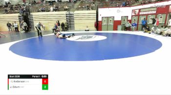 106 lbs Cons. Round 2 - Ian Anderson, Dekalb vs Jonah Odum, Roncalli Wrestling Foundation