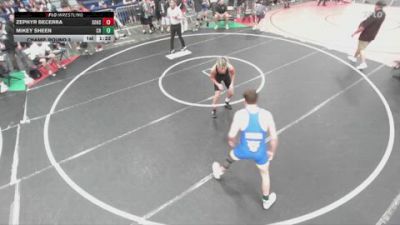 132 lbs Champ. Round 3 - Mikey Sheen, Clovis High vs Zephyr Becerra, San Clemente HS