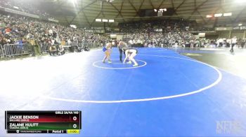 Girls 3A/4A 140 3rd Place Match - Jackie Benson, Ballard (Girls) vs ZaLane Hulitt, Tahoma (Girls)