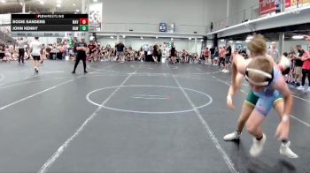 100 lbs Round 3 (6 Team) - Bodie Sanders, Mavericks vs John Kenny, Broad Axe White