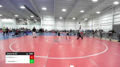 130 lbs Consi Of 16 #2 - Owen DiOrio, Iron Faith WC vs Landen Kovales, ME Trappers WC