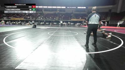 157 lbs Round Of 16 - Justin Barr, Springfield Tech vs Cole Misciagna, North Florida