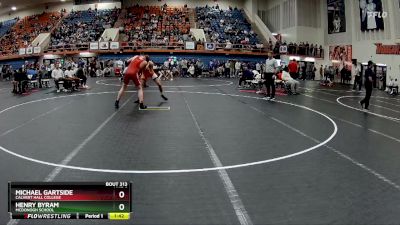 157 lbs Semifinal - Michael Gartside, Calvert Hall College vs Henry Byram, McDonogh School