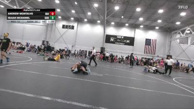 150 lbs Round 4 (6 Team) - Andrew Montalvo, Mavericks vs Isaiah McDaniel, South Side WC Black
