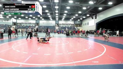 141 lbs Cons. Round 6 - Mars Coste, University Of Rio Grande vs Luke Carpenter, WVU Tech (W.Va.)