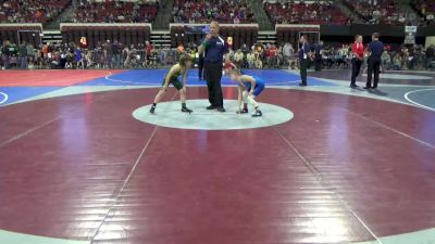 73 lbs Cons. Round 3 - Beau Kantorowicz, CJI Hawks vs Magnus Martinsen, Bearcats Wrestling Club Helena