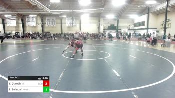 133 lbs Consi Of 8 #1 - Ethan Qureshi, Spartan Combat RTC vs Fletcher Swindall, Newberry