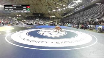 Boys 1A 132 lbs Cons. Round 5 - Ben Totten, Elma vs Marshall Pell, Cashmere