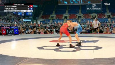 94 lbs Champ. Rd Of 16 - Ryker Leonard, OH vs Gavin Boller, MI