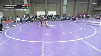 140 lbs Cons. Round 7 - Ilyana Martinez, Lebanon vs Ja`ziya Miles, Staley