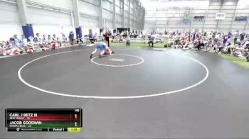 145 lbs 4th Wrestleback (16 Team) - Carl J Betz III, New Jersey vs Jacob Goodwin, Kansas Blue