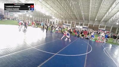 130 lbs Quarterfinal - Cadence Hansen, Agon Academy Wrestling vs Farrah Parker, JWC Girls