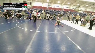 100 lbs Round 2 (4 Team) - Hudson Proctor, Shootbox vs Zachary De Hoyos, Champions Gold