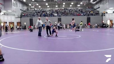 68-74 lbs Quarterfinal - Zander Thomas, Greencastle Youth Wrestling vs Bryce VanSkyock, Jay County