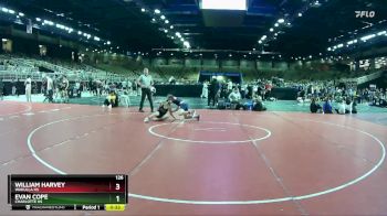 126 lbs Cons. Round 1 - William Harvey, Wakulla Hs vs Evan Cope, Charlotte Hs