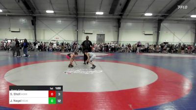 65 lbs Semifinal - Samuel Shell, Morris Fitness Wrestling Club - (B) vs Jaxson Nagel, Roundtree Wrestling Academy - (B)