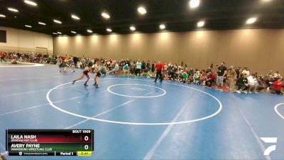 70-73 lbs Round 1 - Laila Nash, Spartan Mat Club vs Avery Payne, Winnsboro Wrestling Club