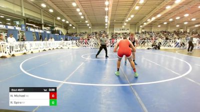 170 lbs Consi Of 32 #2 - Noah Michael, NC vs Reese Spiro, NY