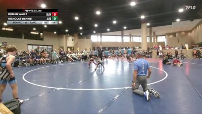 55 lbs Round 1 (6 Team) - Nicholas Dennis, Alabama Elite Blue vs Roman Walle, Alabama Elite Red