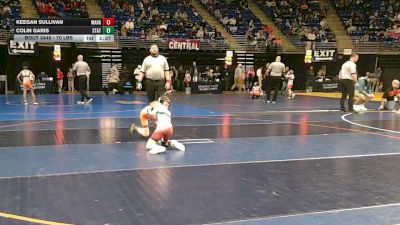 70 lbs Round Of 16 - Keegan Sullivan, Mahanoy Area vs Colin Garis, State College