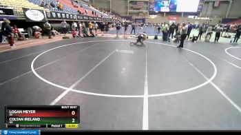 113-118 lbs Round 3 - Coltan Ireland, ND vs Logan Meyer, WI