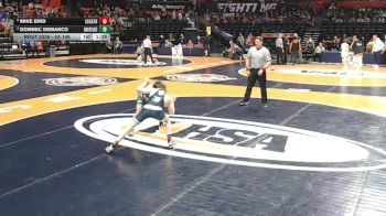2A 106 lbs Cons. Semi - Mike Bird, Elmhurst (IC Catholic) vs Dominic DeMarco, Grayslake (Central)