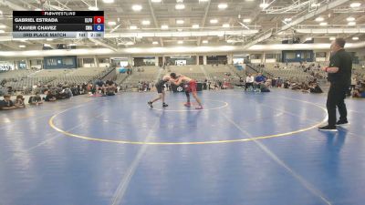 150 lbs 3rd Place Match - Gabriel Estrada, Elite Force vs Xavier Chavez, Sunnyside Wrestling Academy