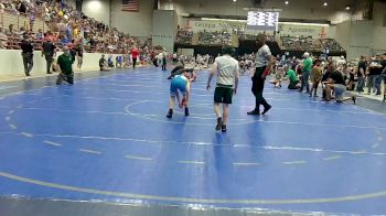 80 lbs Consi Of 8 #2 - Chandler Dale, Roundtree Wrestling Academy vs Brock McCoun, Blessed Trinity Wrestling Club