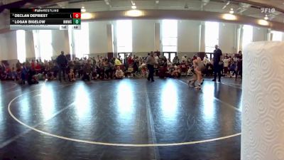 98 lbs Cons. Round 2 - Declan Defriest, Fauquier Falcons vs Logan Bigelow, Midlothian Miners Wrestling Club