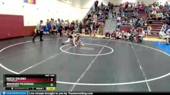 126 lbs Champ. Round 2 - Reece Grubbs, Torrington vs Brennan Mcgowan, Jackson Hole