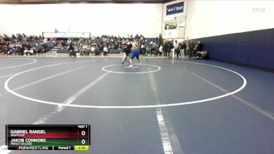 285 lbs Cons. Semi - Jakob Connors, Menlo College vs Gabriel Rangel, Westcliff