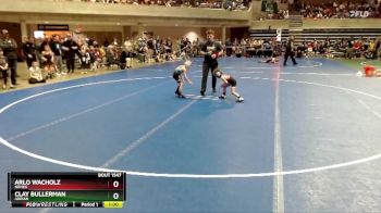 40 lbs Cons. Round 2 - Clay Bullerman, Adrian vs Arlo Wacholz, NRHEG