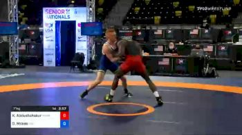 77 kg Consolation - Khalil Abdushshakur, Morris Fitness vs Dracius Mckee, Unattached