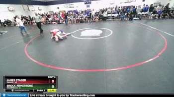 120 lbs Round 2 (3 Team) - James Stager, Prairie vs Brock Armstrong, Goldendale