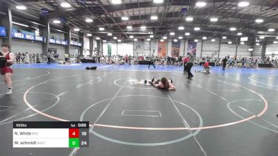 160 lbs Rr Rnd 3 - Noah White, Red Devil Wrestling Club vs Maximus Schmidt, Buccaneers WC