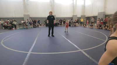 45 lbs Champ. Round 1 - Caliyah Cruz, Grindhouse Wrestling Club vs Marley Senne, Bozeman Wrestling Club