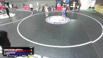 132 lbs Cons. Round 2 - Christopher Arreola, Rough House Wrestling vs Pj Bohannon, California