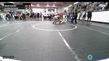 76-80 lbs Rr Rnd 2 - Reilas Sanchez, Locust Grove Youth Wrestling vs Allyson Bloxham, Salina Wrestling Club