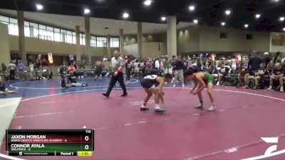 113 lbs Round 3 (6 Team) - Connor Ayala, Wolfpack vs Jaxon Morgan, North Desoto Wrestling Academy