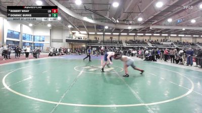 215 lbs Round Of 32 - Robert Wray, La Salle Academy vs Dominic Burke, South Kingstown