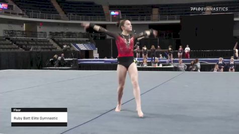 Ruby Batt Elite Gymnastic Acad - Floor - 2022 Elevate the Stage Huntsville presented by SportsMED & Crestwood