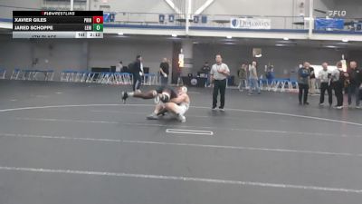 184 lbs 5th Place - Xavier Giles, Princeton vs Jared Schoppe, Lehigh