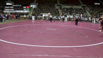 6-7A 152 Semifinal - Emilie Long, Smiths Station Hs vs Haley Pate, Brookwood Jr-Sr